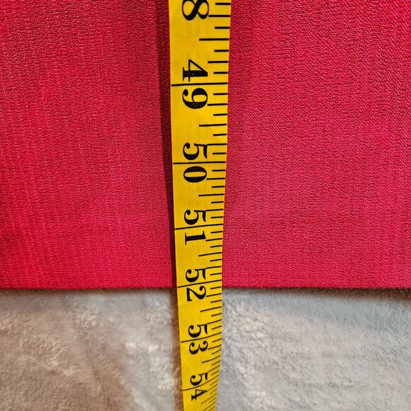 Sag Harbor Womens 16 Red Two-Piece Dress Jacket Set career Formal embroidered - Picture 7 of 16